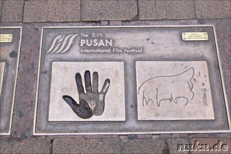 Handabdruck von Wim Wenders am PIFF Square