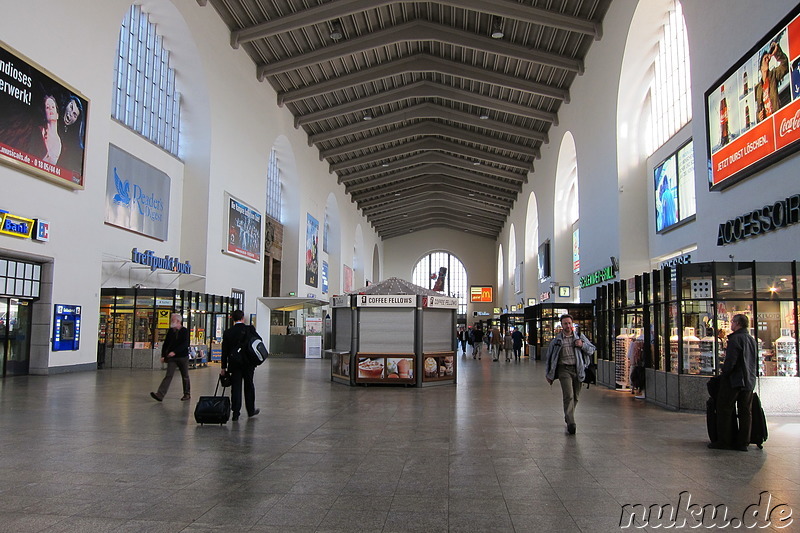 Hauptbahnhof in Stuttgart, Baden-Württemberg