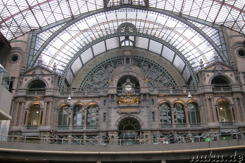 Hauptbahnhof von Antwerpen, Belgien