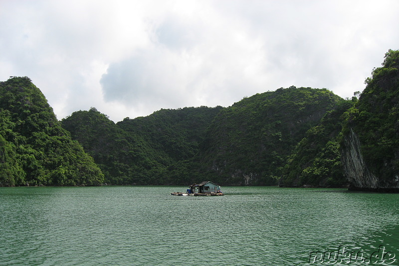 Hausboot in Halong Bay, Vietnam
