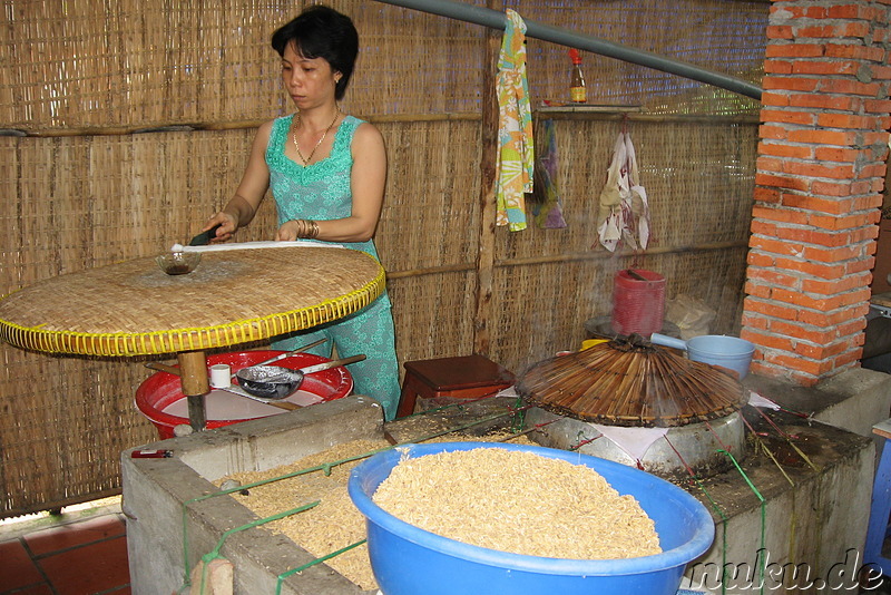 Herstellung von Reispapier