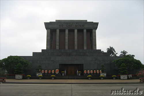 Ho Chi Minh Mausoleum in Hanoi, Vietnam