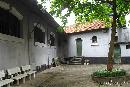 Hoa Lo Prison Gefaengnismuseum in Hanoi, Vietnam