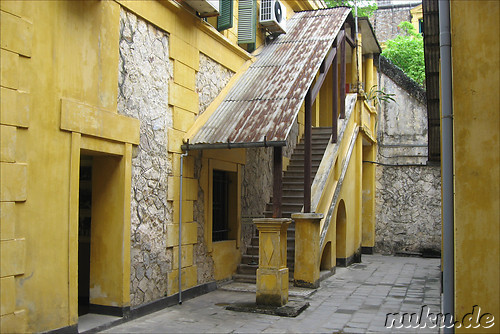 Hoa Lo Prison Gefaengnismuseum in Hanoi, Vietnam