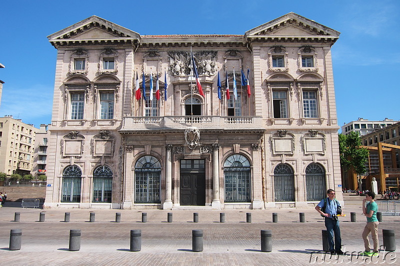 Hotel de Ville - Rathaus am Hafen von Marseille, Frankreich