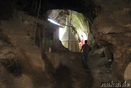 Htup-Ein Small Meditation Cave am Inle See in Burma