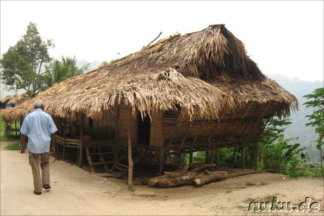 Huette der Orang Asli in den Cameron Highlands