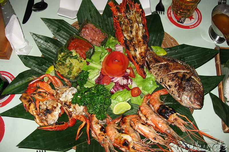 Hummer & Meeresfrüchte - Dinner in Sanur auf Bali