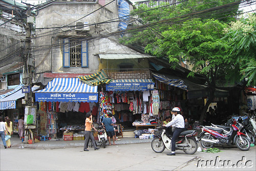 Im Old Quarter von Hanoi