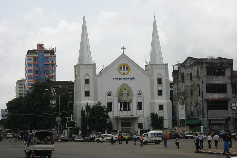 Immanuel Baptist Church in Yangon, Myanmar