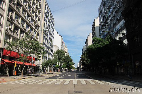 In der Peru Street zwischen dem Microcentro und San Telmo