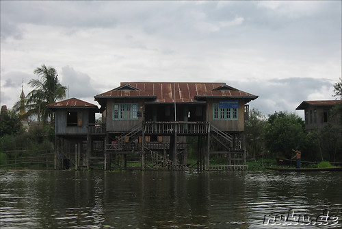 In Phaw Khone Stilthouse Village, Inle Lake, Myanmar