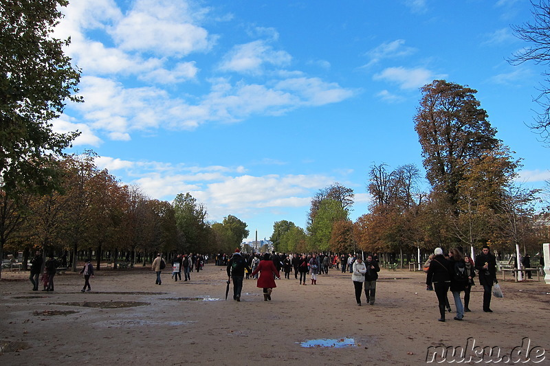 Jardin des Tuileries in Paris, Frankreich