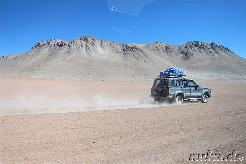 Jeeptour durch die Wueste in Uyuni, Bolivien