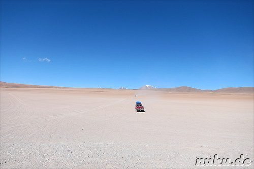 Jeeptour durch die Wueste in Uyuni, Bolivien
