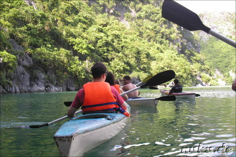Kajaktour in Halong Bay, Vietnam Kajaktour in Halong Bay, Vietnam