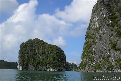 Kalkfelsen in Halong Bay, Vietnam