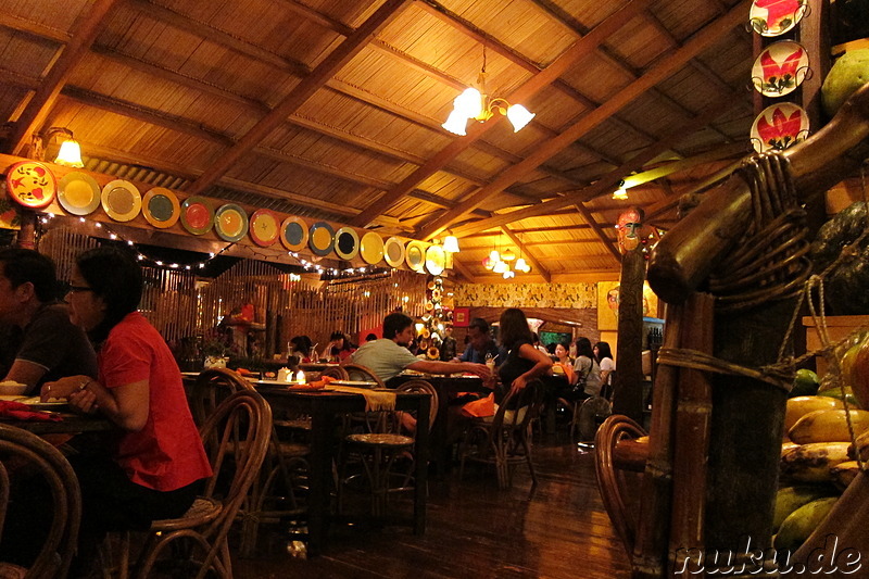 Kalui Restaurant in Puerto Princesa auf Palawan, Philippinen