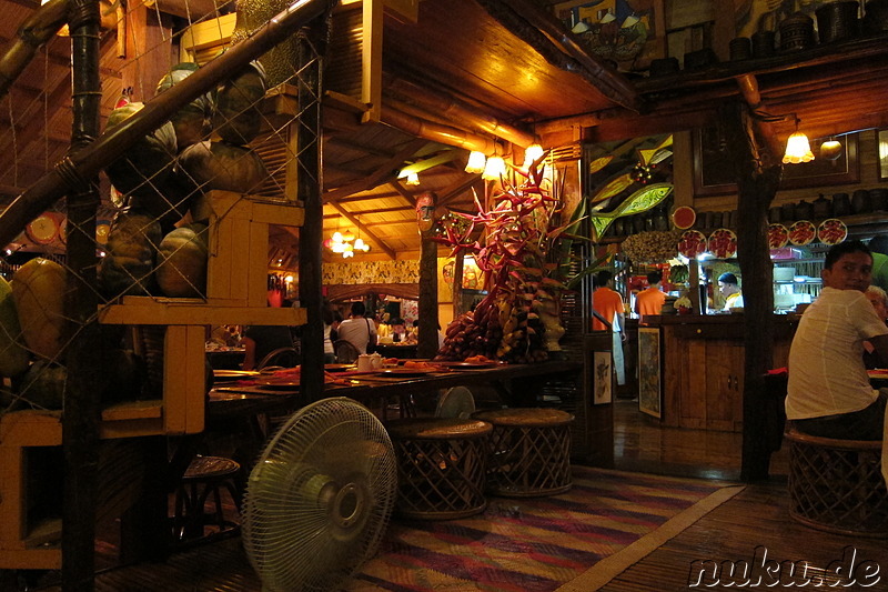 Kalui Restaurant in Puerto Princesa auf Palawan, Philippinen