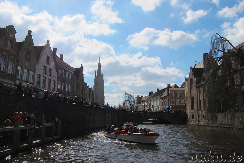 Kanalfahrt in Brügge, Belgien