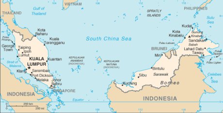 Karte Malaysia