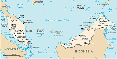 Karte Malaysia