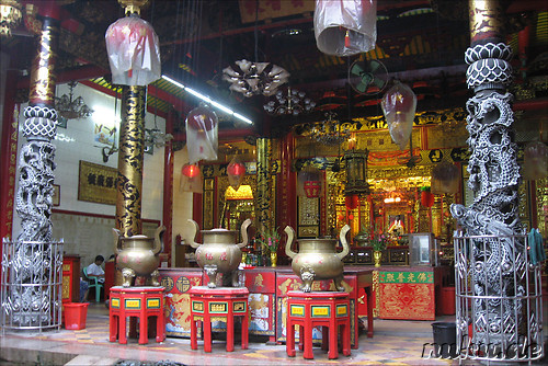 Kheng Hock Keong - Chinesischer Tempel in Yangon, Myanmar