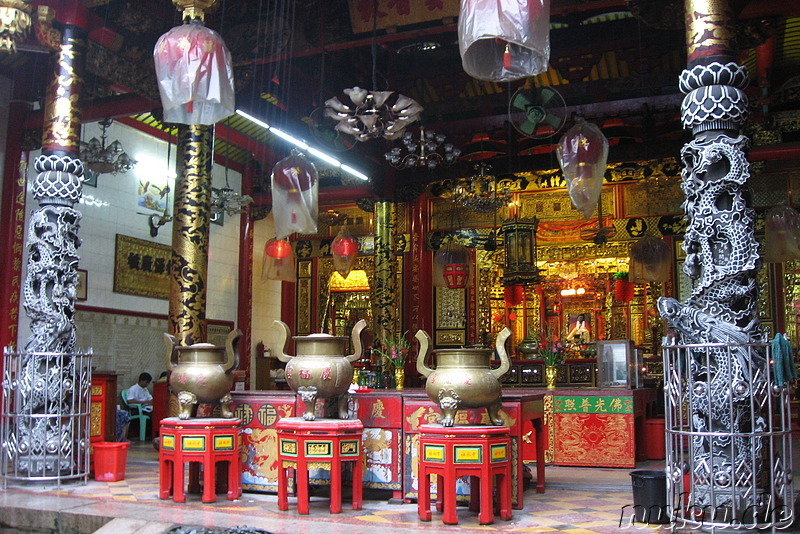 Kheng Hock Keong - Chinesischer Tempel in Yangon, Myanmar