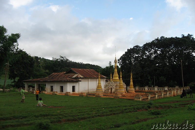 Kleines Dorf in Burma