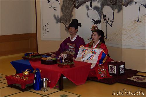 Koreanische Hochzeit - Traditioneller Teil