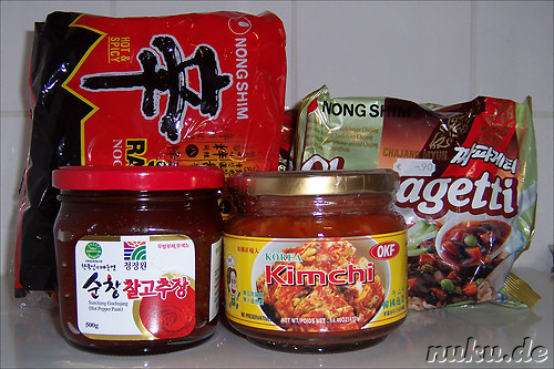 Koreanische Lebensmittel
