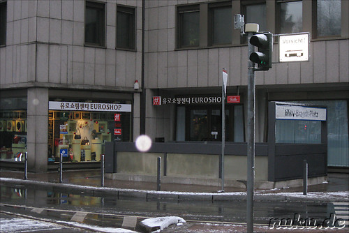 Koreanische Schriftzeichen in Frankfurt am Main