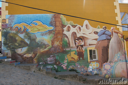 Kunst in Valparaiso, Chile