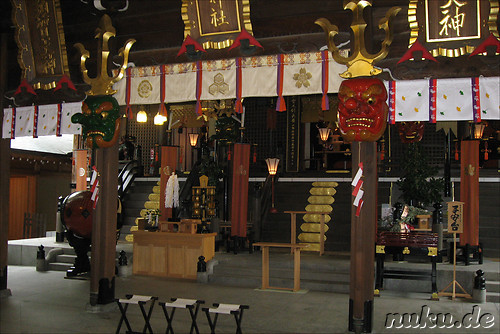 Kushida-jinja Tempel in Fukuoka, Japan
