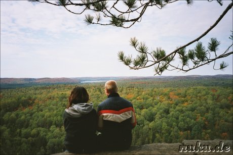 Kyoko and me, enjoying the wonderful view of algonquin