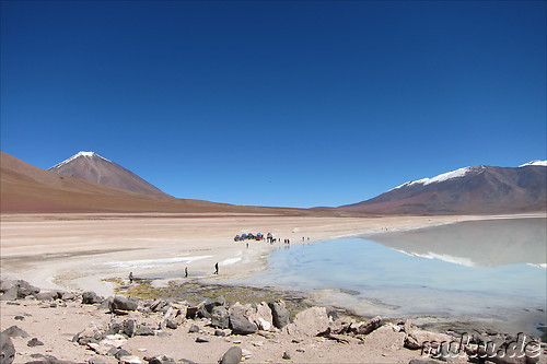 Laguna Blanca in Uyuni, Bolivien