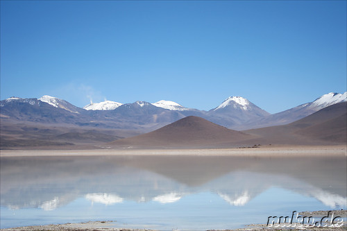 Laguna Blanca in Uyuni, Bolivien