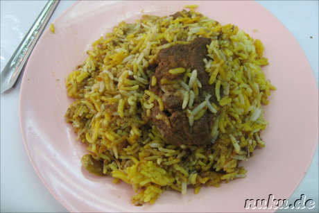 Lamm-Curry mit Reis