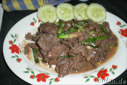 Laotische Kueche: Fleisch