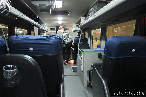 Luxus-Nachtbus der Firma Andesmar von Cordoba nach Mendoza