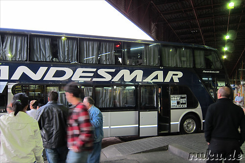 Luxus-Nachtbus der Firma Andesmar von Cordoba nach Mendoza