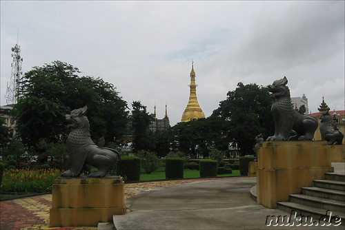 Mahabandoola Garden in Yangon, Myanmar
