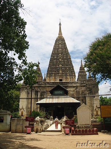 Mahabodhi Paya - Tempel in Bagan, Myanmar