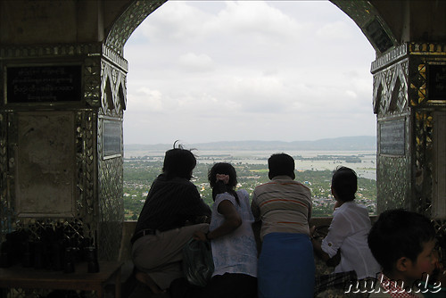 Mandalay Hill in Mandalay, Myanmar
