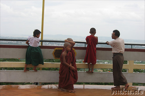 Mandalay Hill in Mandalay, Myanmar