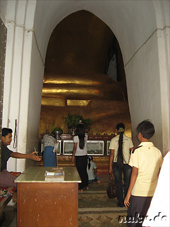 Manuha Paya - Tempel in Bagan, Myanmar