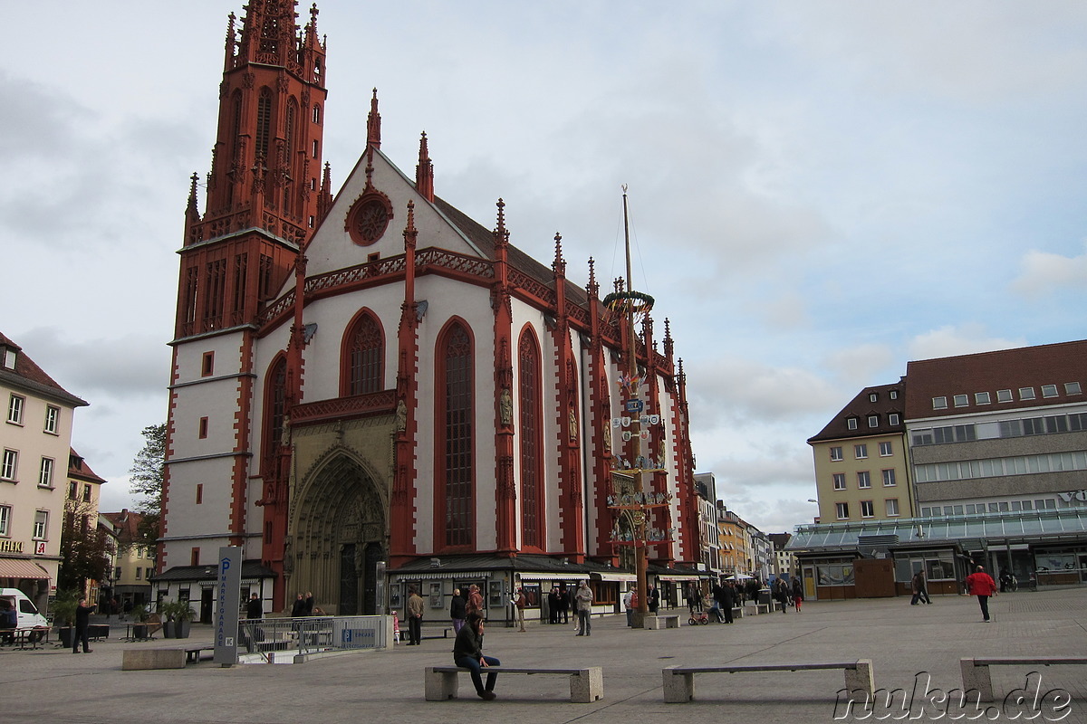 Marienkapelle am Marktplatz Würzburg, Bayern, Deutschland, Westeuropa
