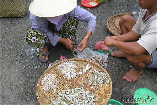 Markt in Sa Dec, Vietnam