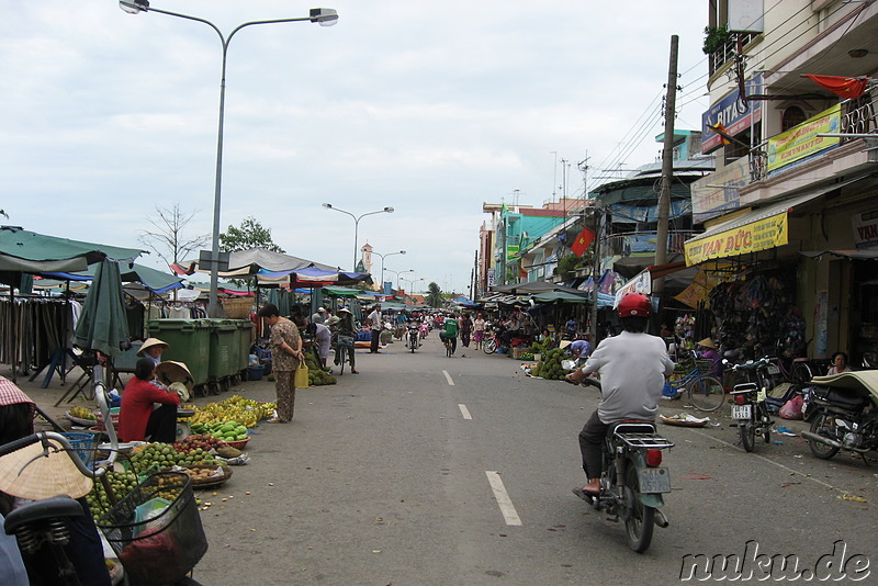 Markt in Sadec, Vietnam