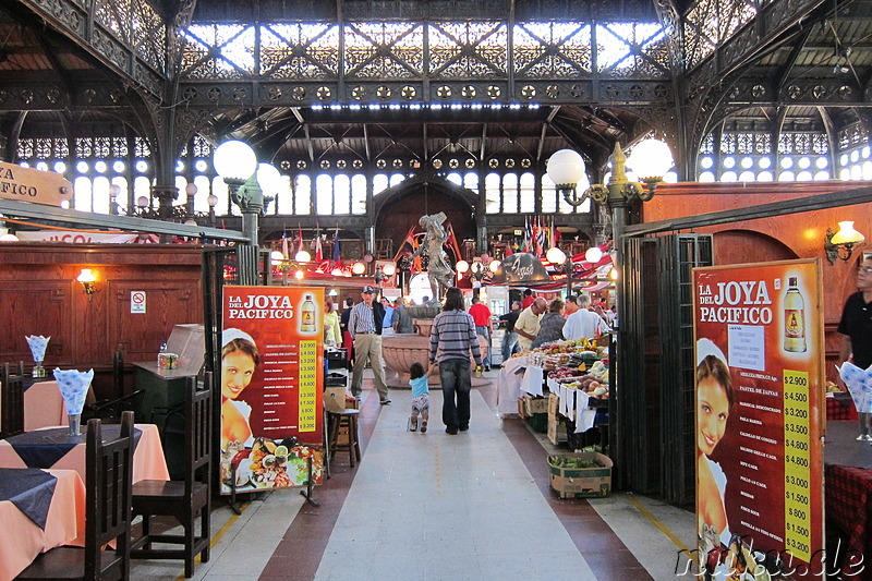 Mercado Central in Santiago de Chile